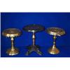 Image 1 : TWO 'UPSTAIRS' AND ONE 'DOWNSTAIRS' KETTLE ON TEAPOT STANDS, two made of brass, c.1800, one made...