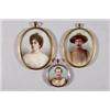 Image 1 : EDWARDIAN SCHOOL, Cloisonné ivory, Circular miniature of Gordon Wilson in a lifeguard's unifo...