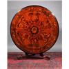 Image 2 : A WALNUT AND MARQUETRY CENTRE TABLE, MID 19th CENTURY, the centre inlaid with a cherub and with f...