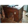 Image 1 : A MAHOGANY PEDESTAL ARCHITECTS DESK, EARLY 19th CENTURY, by Gillows, the top with reeded rim and...