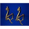 Image 1 : A PAIR OF BRONZE ANDIRONS, IN MANNERIST STYLE., £50/100...