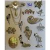 Image 1 : 14 BROOCHES