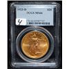 Image 1 : SCARCE 1923-D $20 ST. GAUDENS GOLD - PCGS MS66