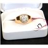 Image 2 : MEN'S 4.63CT  14K DIAMOND SOLITAIRE RING