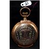 Image 1 : STAG 14K PINK GOLD BOX HINGE CASE POCKET WATCH
