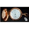 Image 2 : STAG 14K PINK GOLD BOX HINGE CASE POCKET WATCH