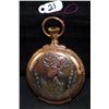 Image 5 : STAG 14K PINK GOLD BOX HINGE CASE POCKET WATCH