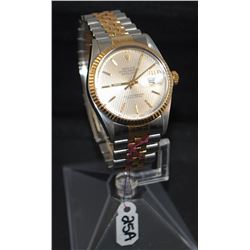 MEN'S ROLEX DATEJUST 18K/SS WRISTWATCH