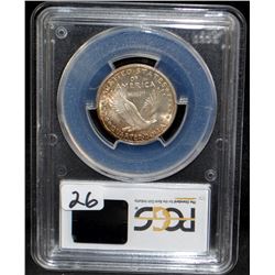 1917 STANDING LIBERTY QUARTER - PCGS MS66FH"CAC"