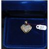 Image 2 : LADIES 14K HEART SHAPED DIAMOND PENDANT