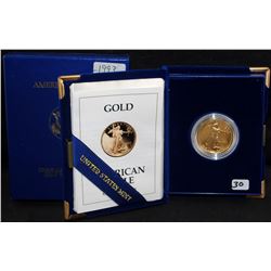 1993-P ONE-HALF OZ $25 PROOF GOLD AMERICAN EAGLE