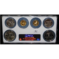 NGC 6-PIECE STATUE OF LIBERTY COMMEMORATIVE SET