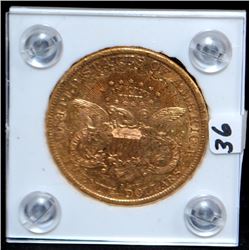1885-S $20 LIBERTY GOLD COIN FROM SAFE DEPOSIT