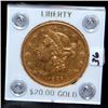 Image 2 : 1885-S $20 LIBERTY GOLD COIN FROM SAFE DEPOSIT