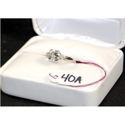 LADIES PLATINUM 85CT DIAMOND ENGAGEMENT RING