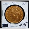 Image 2 : 1895-P $20 LIBERTY GOLD COIN FROM SAFE DEPOSIT