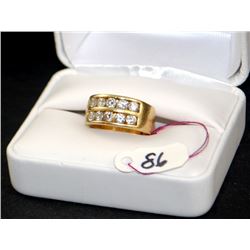 LADIES L&J 18K  DIAMOND ANNIVERSARY BAND