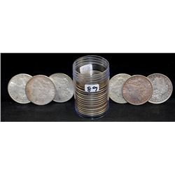 ROLL OF 20 MORGAN DOLLARS FROM SAFE DEPOSIT