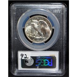 1945 WALKING LIBERTY HALF DOLLAR - PCGS MS66