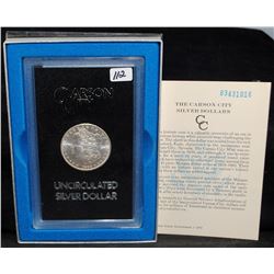 1883-CC GSA BLACK BOX MORGAN DOLLAR