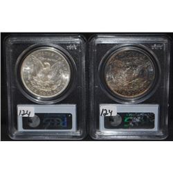 1902-0 & 1904-0 MORGAN DOLLARS - PCGS MS64