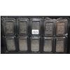 Image 1 : TEN 1 OUNCE JOHNSON-MATTHEY .999 FINE SILVER BARS