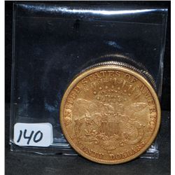SCARCE 1898-S $20 LIBERTY GOLD COIN