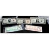 Image 1 : U.S. AND CANADIAN CURRENCY FROM SAFE DEPOSIT - $5 UNITED STATES NOTE - SERIES 1953 B RED SEAL, $2 UN