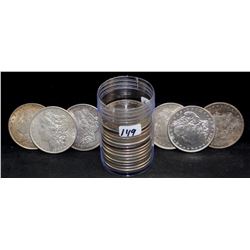 ROLL OF 20 MORGAN DOLLARS FROM SAFE DEPOSIT