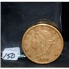 Image 2 : SCARCE 1897-S $20 LIBERTY GOLD COIN