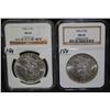 Image 2 : 1902-0 & 1904-0 MORGAN DOLLARS - NGC MS64
