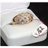 Image 1 : LADIES 14K YELLOW GOLD DIAMOND FASHION RING