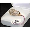 Image 3 : LADIES 14K YELLOW GOLD DIAMOND FASHION RING