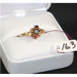 LADIES ANTIQUE 14K YELLOW GOLD FASHION RING
