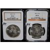 Image 2 : 1883-0 & 1884-0 MORGAN DOLLARS - NGC MS64