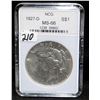Image 2 : 1927-D PEACE DOLLAR - NCG MS66