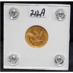 1861 (CIVIL WAR ERA) $2 1/2 LIBERTY GOLD COIN
