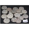 Image 1 : 20 FRANKLIN HALF DOLLARS FROM SAFE DEPOSIT