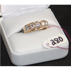 14K APPROX 1CTW DIAMOND BAND