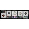 Image 1 : FIVE NGC GRADED FOREIGN COINS