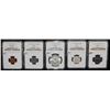 Image 2 : FIVE NGC GRADED FOREIGN COINS