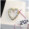 Image 2 : 14K HEART SHAPED VICTORIAN BROOCH/PIN
