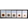 Image 1 : FIVE NNC GRADED FOREIGN COINS