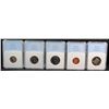 Image 1 : FIVE PROOF NNC GRADED FOREIGN COINS