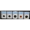 Image 2 : FIVE PROOF NNC GRADED FOREIGN COINS
