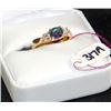 Image 1 : 14K YELLOW GOLD DIAMOND & TOURMALINE RING