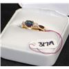 Image 3 : 14K YELLOW GOLD DIAMOND & TOURMALINE RING