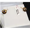 Image 1 : LADIES (TESTED18K) BLUE SAPPHIRE EARRINGS