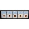 Image 2 : FIVE NNC PROOF SOUTH AFRICA COINS