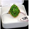 Image 1 : LADIES 14K DIOPSIDE RING